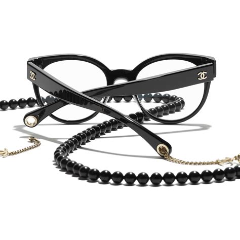 chanel brillen pearle|Butterfly Blue Light Glasses Acetate & Glass Pearls Dark Gray.